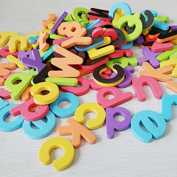 Magnetic EVA learning letters and numbers set  